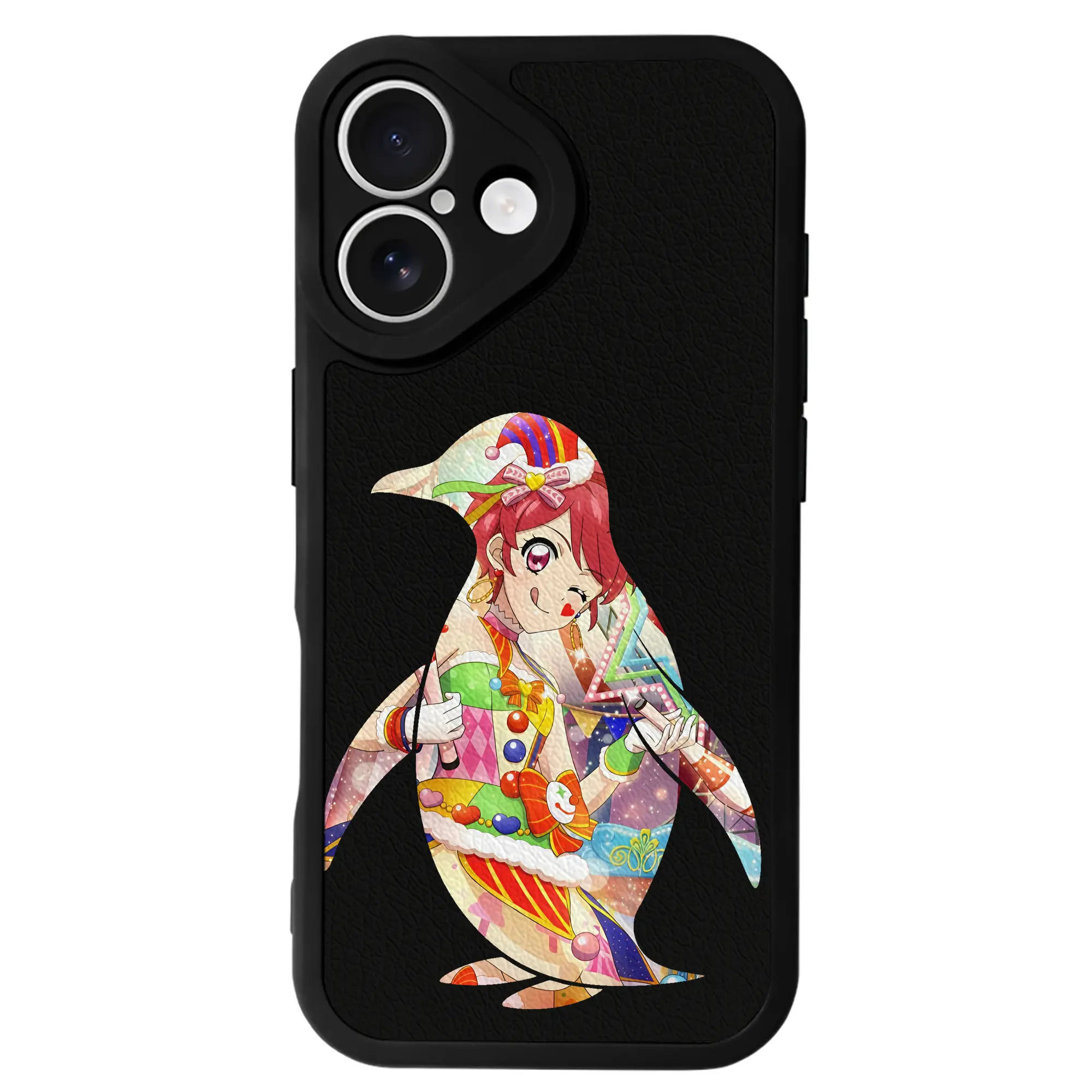 アイカツ グッズ 一ノ瀬 かえで - IPhone 16シリーズ対応 ・ シリコンスマホケース ・ レザー調 ・ 高精度フィット ・ 耐衝撃 ・ ワイヤレス充電対応 ・ 精密カット